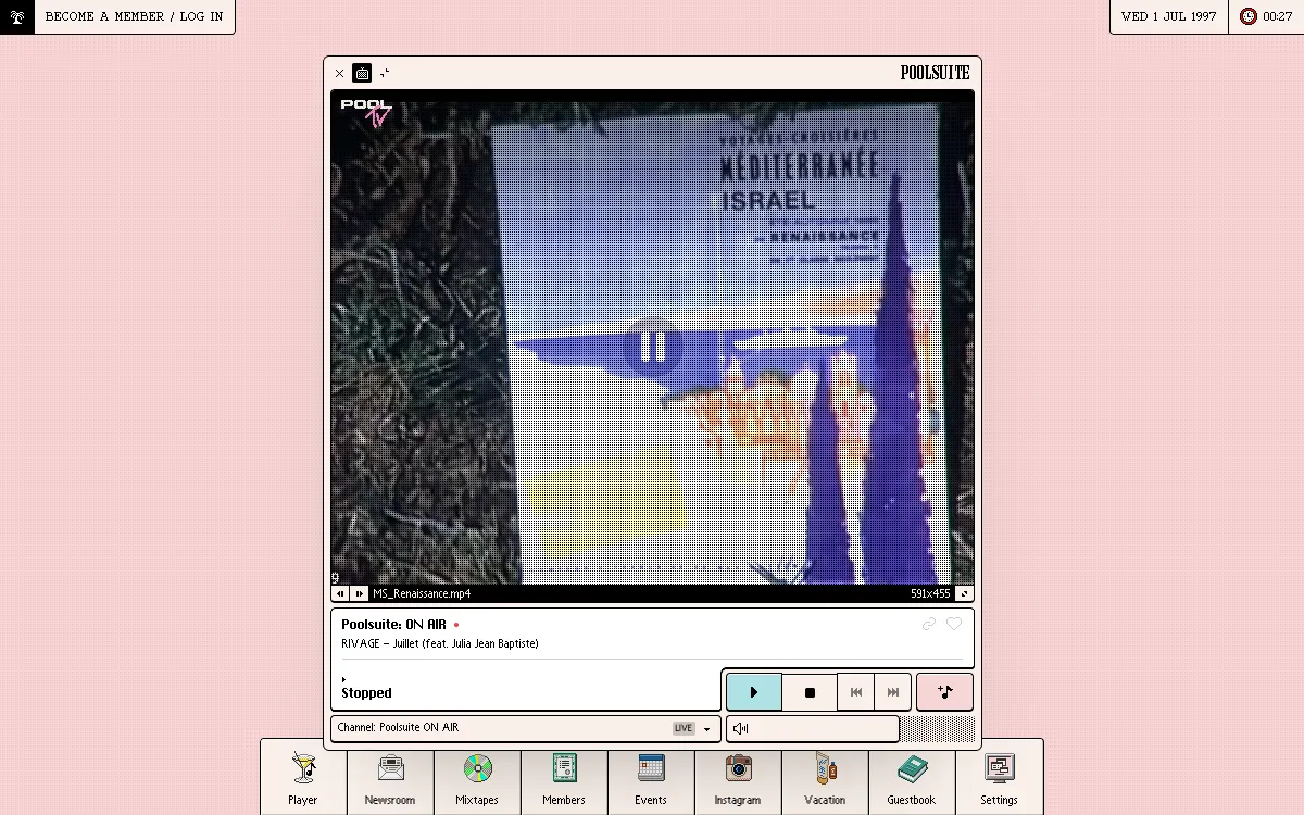 Poolsuite — Y2K Retro preview