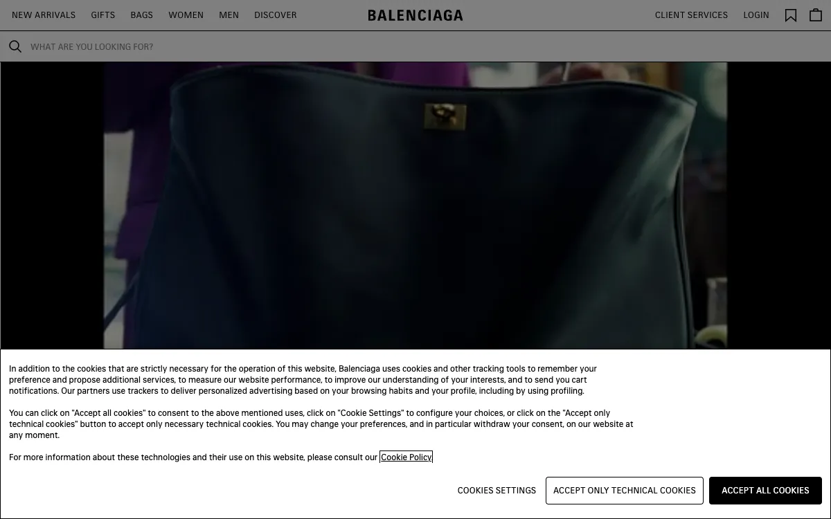 Balenciaga — Luxury Fashion Black preview