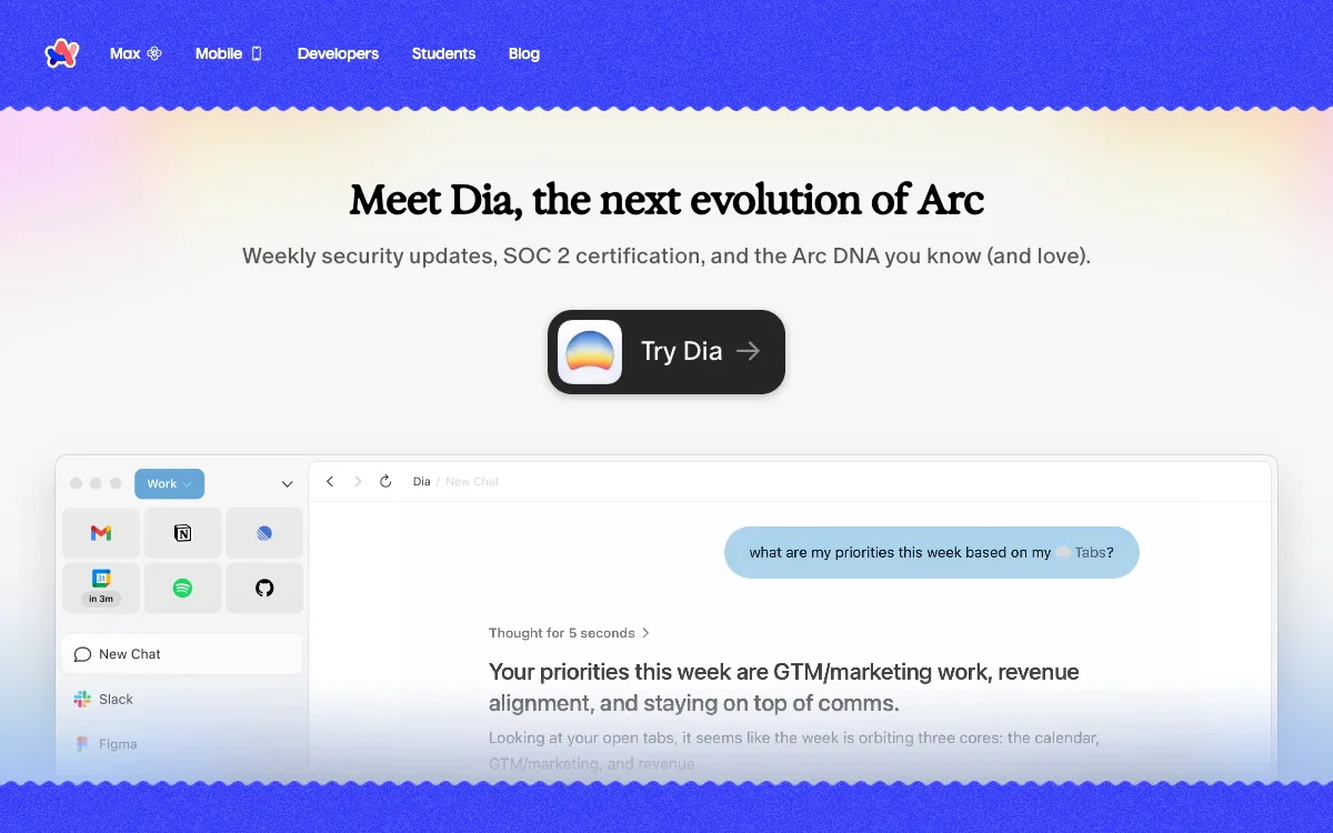 Arc — Soft Pastel Startup preview